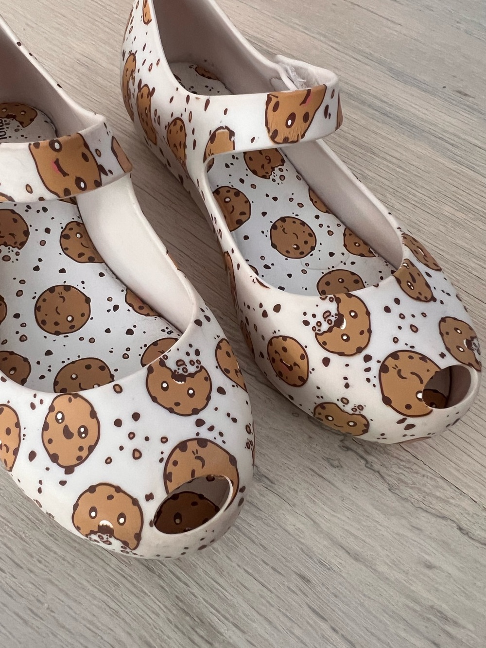 MINI MELISSA Ultragirl Candy Cookie Print Mary Jane Jelly Sandals Size 12